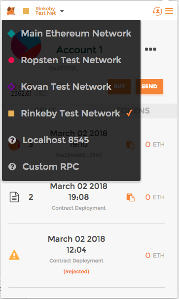 Rinkeby Test Net